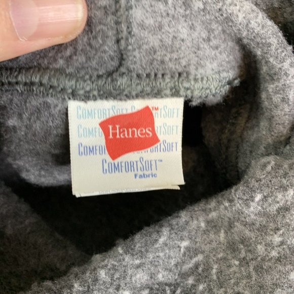 Hanes Comfort Soft Womens Long Sleeve Pullover Hoodie Sweatshirt Grey Size M - Picture 8 of 9